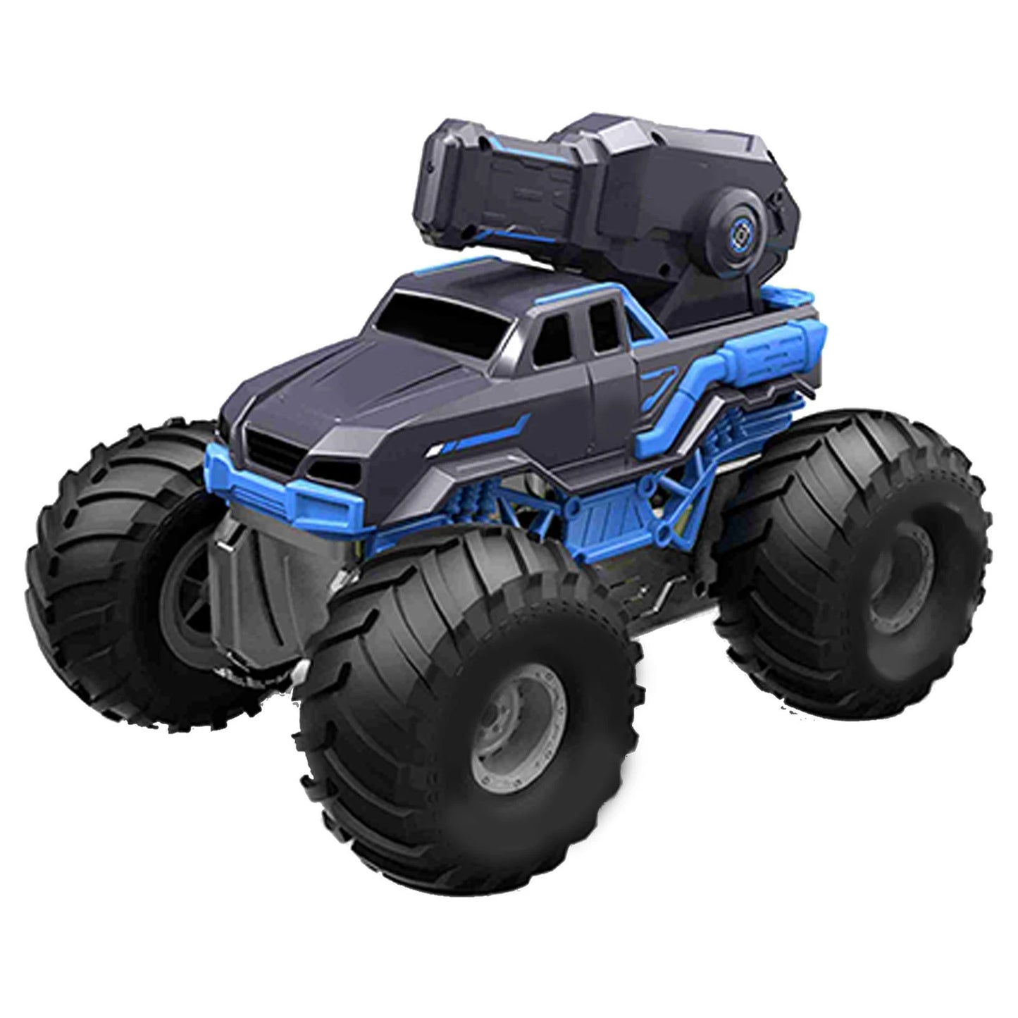 Amphibious RC Car Boat with Water Sprayer Toy 1:16 4 Wheel Drive Remote Control Truck with 2 Batteries for Boys Girls Aged 6+
