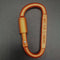 D-type Carabiner High Quality Bold 8cm Flat With Lock