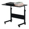 Large Mobile Multi Purpose Side Desk Computer Desk Cover - Black