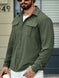 Corduroy Tooling Thick Long Sleeves Coat Shirt Outdoor Casual Retro