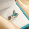 High Sense Women's Accessories Niche Green Hummingbird Ring