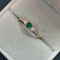 European And American Simple Women's Wedding Ring Inlaid Zircon Gold Plated