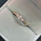 European And American Simple Women's Wedding Ring Inlaid Zircon Gold Plated