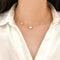 ASHIQI Natural Freshwater Pearl Necklace for Women 925 Sterling Silver Chain Fashion Jewelry Gift