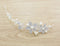 Butterfly Bridal Jewelry Set Chain Pearl Jewelry Three Piece Bridal Soft Chain Headdress Bridal Jewelry Set