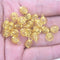 Lantern Spring Spiral Bead Cages Pendants Silver Gold