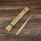 10Pcs Colorful Toothbrush Natural Bamboo Tooth Brush Set Soft Bristle Charcoal Teeth Eco Bamboo Toothbrushes Dental Oral Care