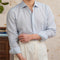 Lightweight Cotton And Linen Business Striped Casual Long-sleeved Shirt Vintage