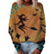 Christmas Women's Top Halloween Main Body Printed Round Neck