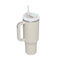 40 Oz Tumbler With Handle Straw Insulated, Stainless Steel Spill Proof Vacuum Coffee Cup Tumbler With Lid Tapered Mug Gifts For Valentine Lover Suitable For Car Gym Office Travel