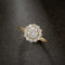 Women's Zircon Ring Alloy Inlaid