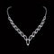 Manufacturer's direct selling classic kiss kiss EARRINGS NECKLACE BRIDAL suit 451 Wedding Jewelry