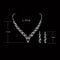 Manufacturer's direct selling classic kiss kiss EARRINGS NECKLACE BRIDAL suit 451 Wedding Jewelry