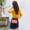 Laser cosmetic bag transparent jelly bag