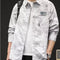 Japanese-style Retro Camouflage Shirt Men