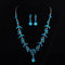 Bridal jewelry, necklace, earring set, wedding dress, jewelry accessories, fast selling pass