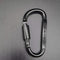 D-type Carabiner High Quality Bold 8cm Flat With Lock