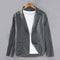 Japanese Flat Collar Casual Ramie Small Suit Men's Versatile