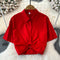 Summer French Minority Design Blouse Shirt For Women