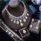 Women's Fashion Vintage Wedding Necklace Earrings Jewelry Set