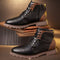 Male Martin Boots Leisure Plus Size Zip Ankle Boots