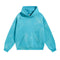 Washed And Worn Ripped Hooded Fleece Lined Sweater