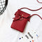 Women's Fashion Compartment Tassel Phone Bag