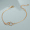 Women's Fashion Alloy Heart Shaped Bracelet