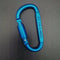 D-type Carabiner High Quality Bold 8cm Flat With Lock