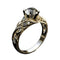 Fashion Personalized Diamond Circle Geometry Creative Women's Ring