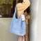 Women's Embroidered Lamb Wool One Shoulder Handbag