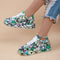 Thick Bottom Lace-up Sports Shoes Round Head
