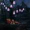 Halloween Holiday Decoration Lanterns Cloth Art Ghost Halloween String Lights