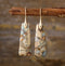 Bohemian Emperor Stone Geometric Pendant Earrings