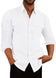 European And American Men's Shirt Double Pocket Cotton Linen