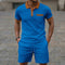 Summer New Men's Waffle Lapel Suit