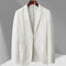 Men's Casual Light Luxury Thin Solid Color Suit Coat