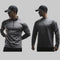 Clone Cotton Half Placketround Neck Fashion Sports Sweater Casual Long Sleeve