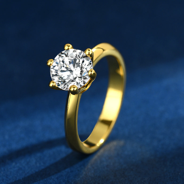 Women's Moissanite Non-fading Light Luxury Ring