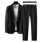 Gentleman Banquet Business Thin Casual Ice Silk Suit