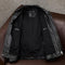 Lapel Short Leather Pattern Leather Jacket With Cotton Plus Size
