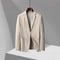 Men's Casual Light Luxury Thin Solid Color Suit Coat