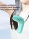 USB Handheld Mini Fan Foldable Portable Neck Hanging Fans 5 Speed USB Rechargeable Fan with Phone Stand and Display Screen