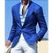 Light Business Men's Suit Printed Checks Coat