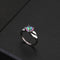Black And White Colorful Shining Gemstone Ring