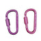 D-type Carabiner High Quality Bold 8cm Flat With Lock