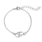 Women's Fashion Alloy Heart Shaped Bracelet