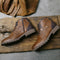 Martin Boots Men's Boots Plus Size Zipper Ankle Boots