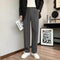 Trendy Ins Draping Design Wide-leg Pants