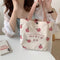 Ladies Personality Canvas Peach Cute Tote Bag